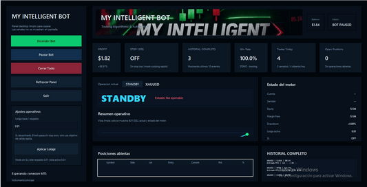 Bot de Trading Automatico para MT5 | Scalping - My Intelligent BotMy Intelligent BotBot de Trading Automatico para MT5 | Scalping