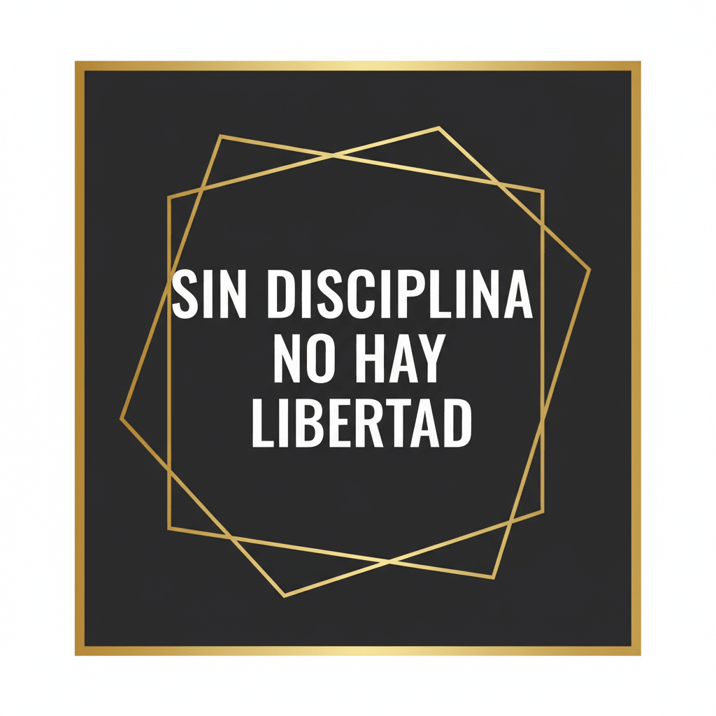 Disciplina Extrema y Enfoque Profundo | Libro Digital - My Intelligent BotDigitalMy Intelligent BotPoster frase disciplina