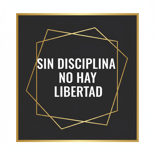 Disciplina Extrema y Enfoque Profundo | Libro Digital - My Intelligent BotDigitalMy Intelligent BotPoster frase disciplina