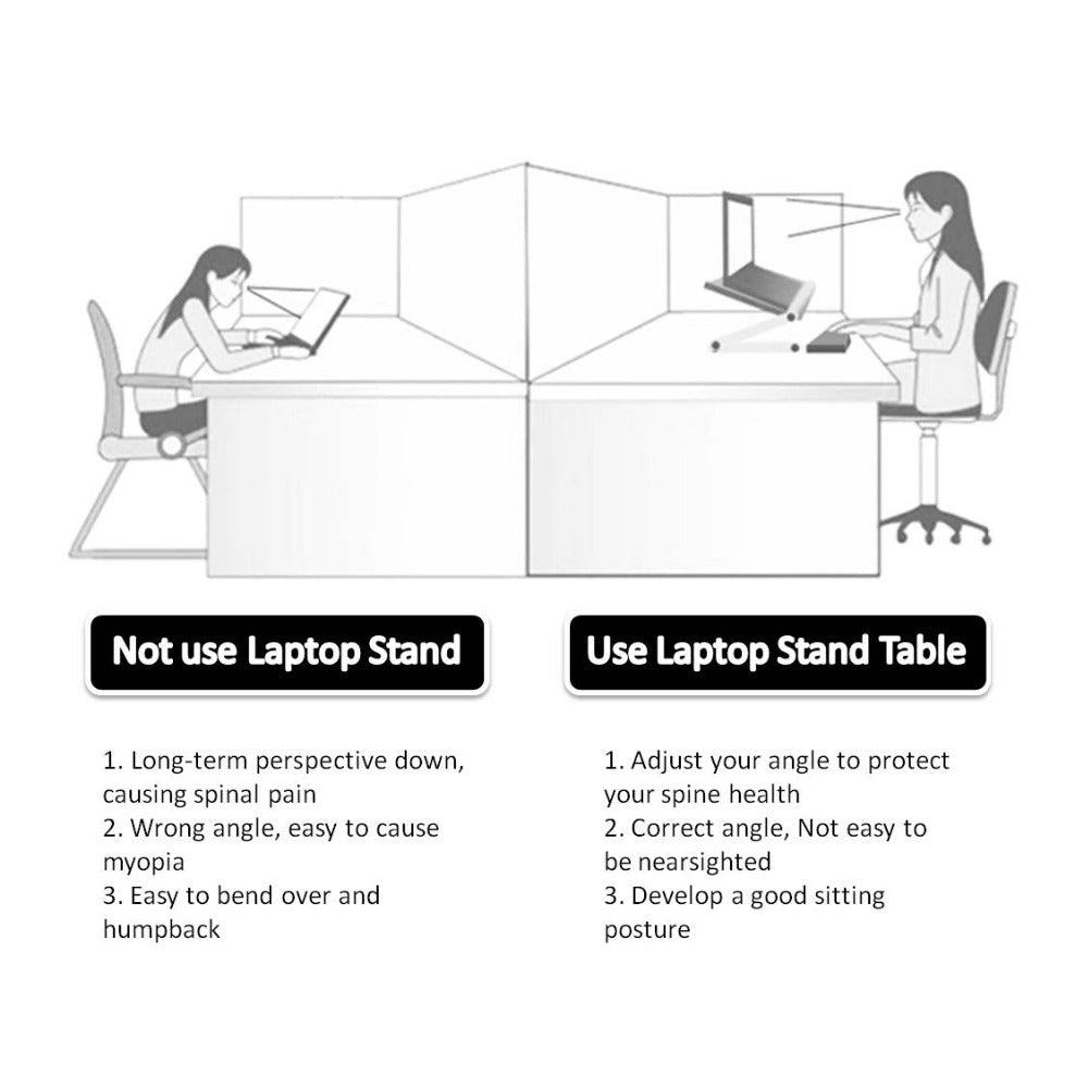 Foldable Laptop Stand Ergonomic Desk Tablet Holder - My Intelligent BotDigitalMy Intelligent BotCJJSPBPB00139-WhiteWhiteeaf70041587031d80541da67ffe1bb09