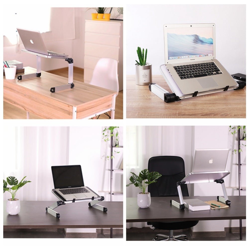 Foldable Laptop Stand Ergonomic Desk Tablet Holder - My Intelligent BotDigitalMy Intelligent BotCJJSPBPB00139-BlackBlack6b8a15f113e6e685bc55a11b7b25ff33